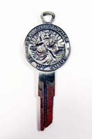 st christopher crest key