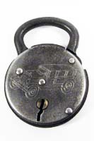 automobile image padlock