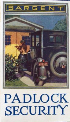 sargent padlock ad